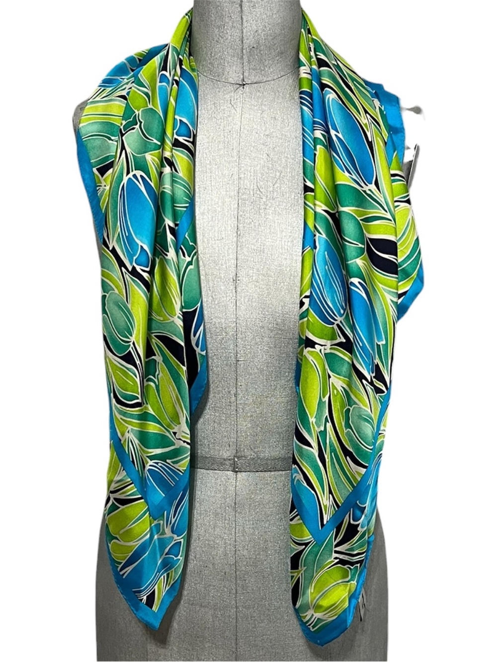 Adrienne Landau 100% Silk Scarf OS